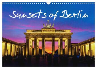 Naptár/Határidőnapló Sunsets of Berlin (Wall Calendar 2027 DIN A3 landscape), CALVENDO 12 Month Wall Calendar Calvendo