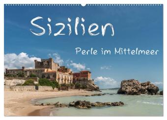 Kalender/agenda Sizilien - Perle im Mittelmeer (Wandkalender 2027 DIN A2 quer), CALVENDO Monatskalender Calvendo