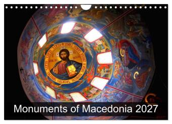 Kalender/agenda Monuments of Macedonia 2027 (Wall Calendar 2027 DIN A4 landscape), CALVENDO 12 Month Wall Calendar Calvendo