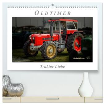 Kalender/Terminbuch Oldtimer - Traktor Liebe (hochwertiger Premium Wandkalender 2027 DIN A2 quer), Kunstdruck in Hochglanz Calvendo