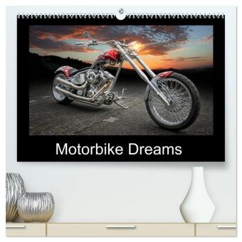Naptár/Határidőnapló Motorbike Dreams (High Quality Premium Wall Calendar 2027 DIN A2 landscape),CALVENDO 12 Month Wall Calendar Calvendo