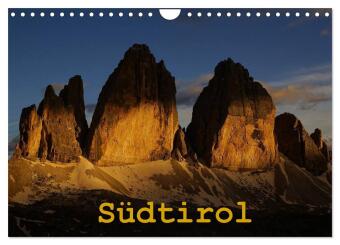 Kalendář/Diář Südtirol im Jahreslauf (Wandkalender 2027 DIN A4 quer), CALVENDO Monatskalender Calvendo