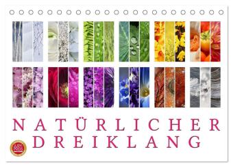 Kalender/Terminbuch Natürlicher Dreiklang (Tischkalender 2027 DIN A5 quer), CALVENDO Monatskalender Calvendo
