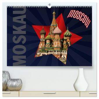 Kalender/Terminbuch Moskau - Moscow (hochwertiger Premium Wandkalender 2027 DIN A2 quer), Kunstdruck in Hochglanz Calvendo