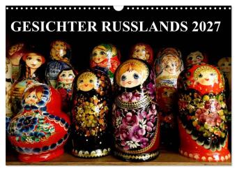 Kalender/Terminbuch GESICHTER RUSSLANDS 2027 (Wandkalender 2027 DIN A3 quer), CALVENDO Monatskalender Calvendo
