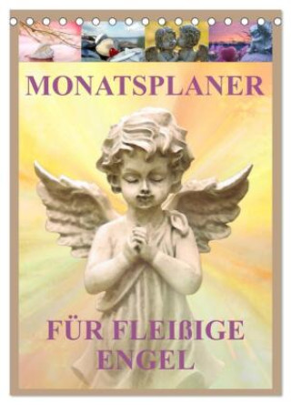 Kalender/agenda Monatsplaber für fleißige Engel (Tischkalender 2027 DIN A5 hoch), CALVENDO Monatskalender Calvendo