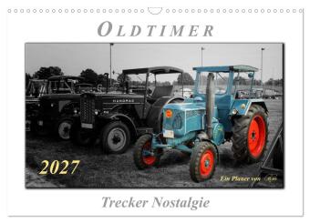 Naptár/Határidőnapló Oldtimer - Trecker Nostalgie (Wandkalender 2027 DIN A3 quer), CALVENDO Monatskalender Calvendo