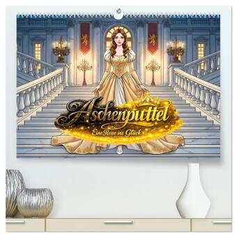 Kalendár/Diár Aschenputtel - Eine Reise ins Glück (hochwertiger Premium Wandkalender 2027 DIN A2 quer), Kunstdruck in Hochglanz Calvendo