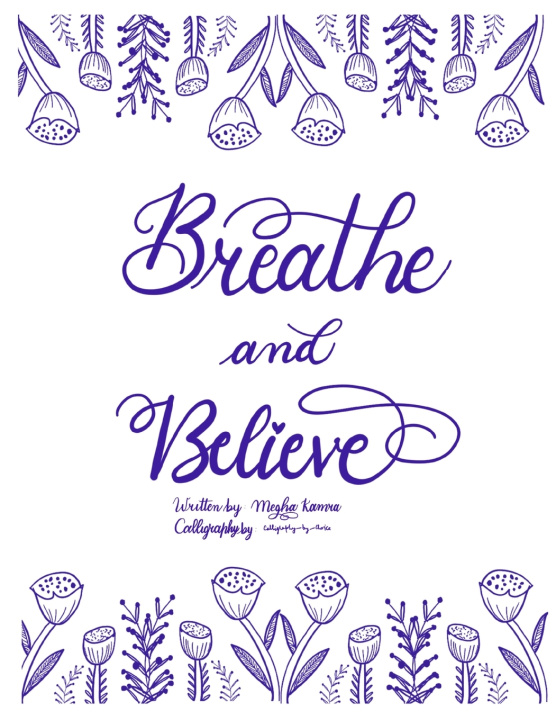 Libro Breathe and Believe Megha Kamra