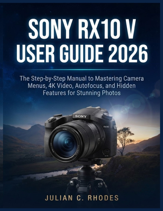 Book SONY RX10 V USER GUIDE 2026 JULIAN C. RHODES