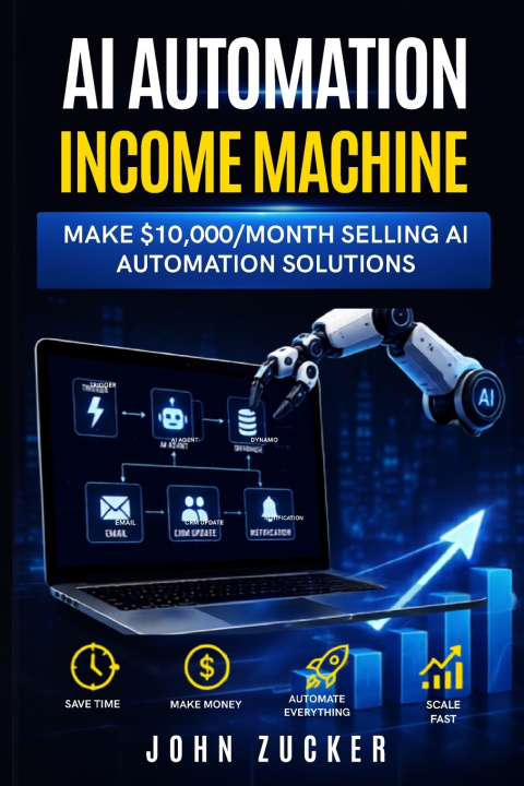 Knjiga AI AUTOMATION INCOME MACHINE JOHN ZUCKER