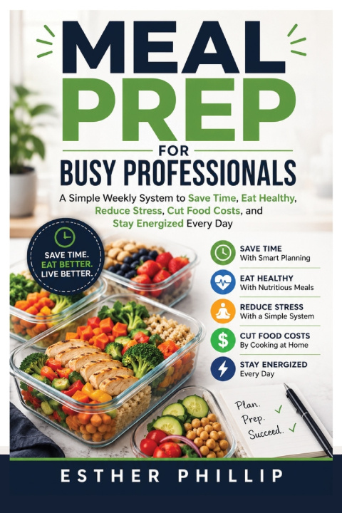 Book Meal Prep for Busy Professionals ESTHER PHILLIP