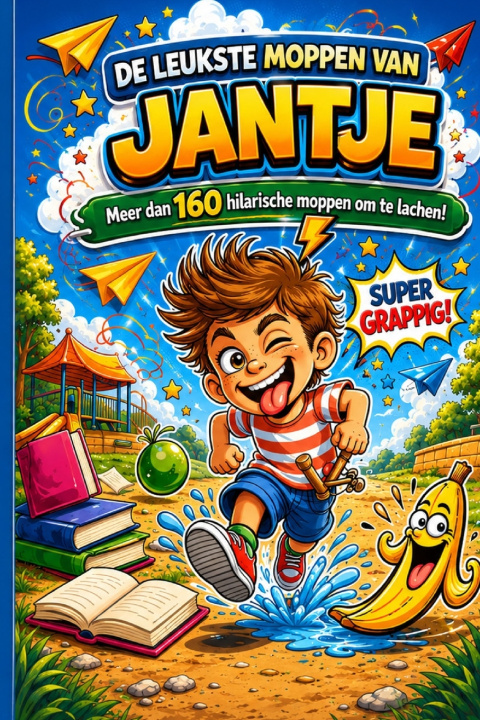 Boek De Leukste Moppen van Jantje Leo Picaro