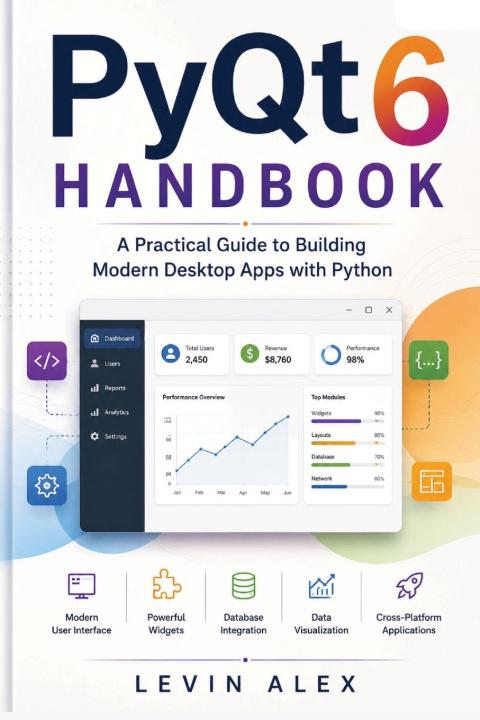 Libro PyQt6 HANDBOOK LEVIN ALEX