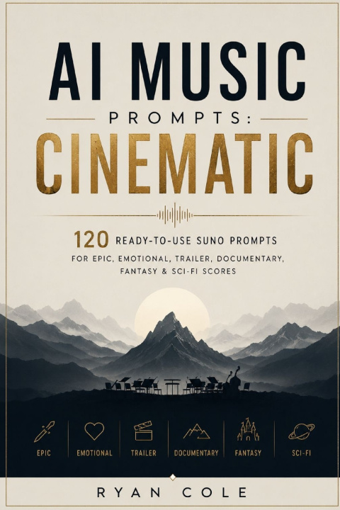 Buch AI Music Prompts Ryan Cole