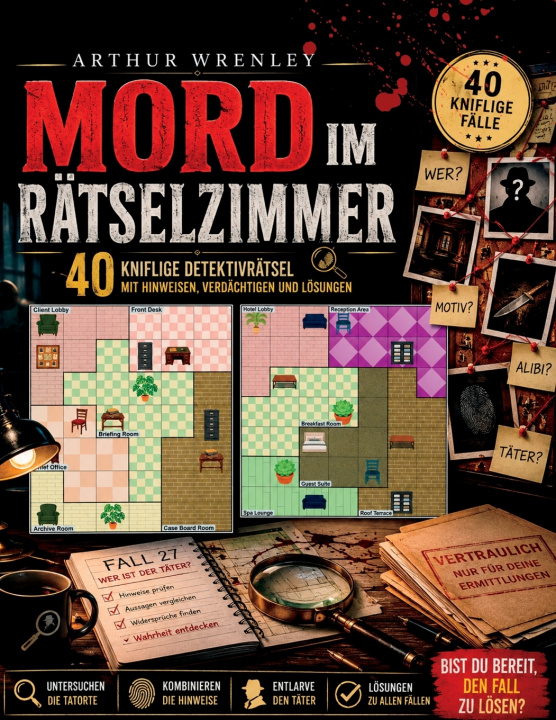 Carte Mord im Rätselzimmer Arthur Wrenley