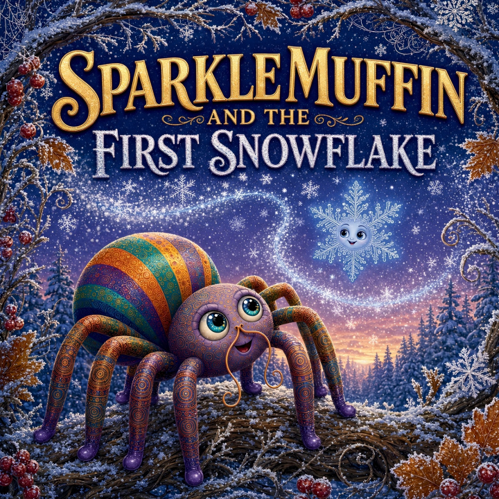 Carte SPARKLEMUFFIN and the First Snowflake D J Atkinson