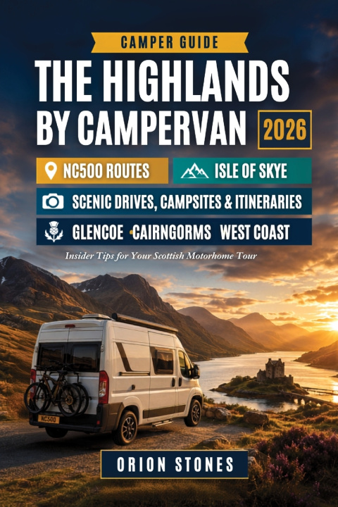 Knjiga The Highlands by Campervan Orion Stones