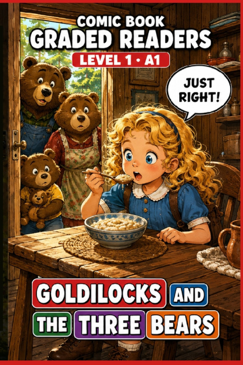 Kniha Goldilocks and the Three Bears Abraão Paula