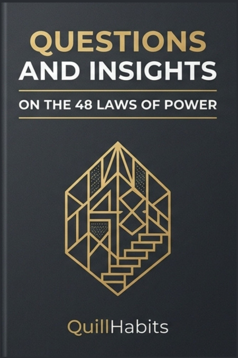 Könyv Questions and Insights on The 48 Laws of Power QuillHabits