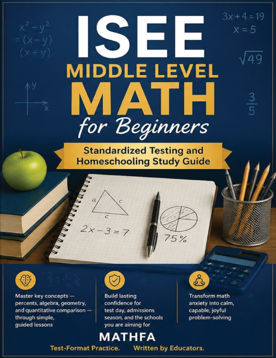 Könyv ISEE Middle Level Math for Beginners Hamid Eslamian