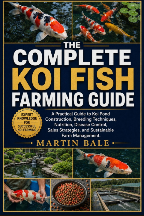 Knjiga THE COMPLETE KOI FISH FARMING GUIDE MARTIN BALE