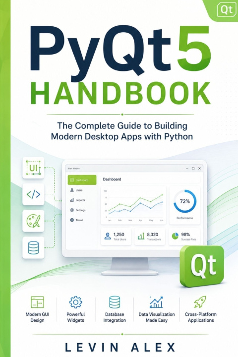 Книга PyQt5 HANDBOOK LEVIN ALEX