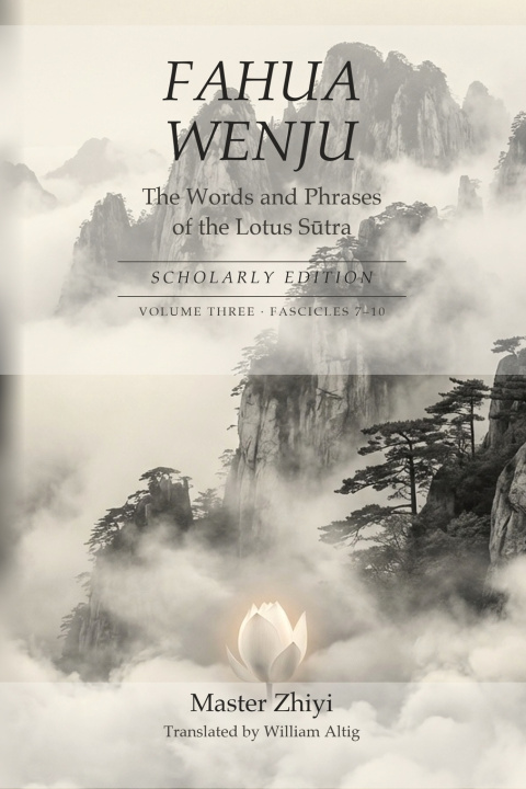 Libro Fahua Wenju Master Zhiyi