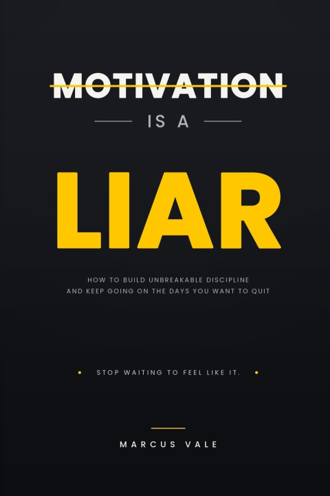 Carte MOTIVATION IS A LIAR MARCUS VALE