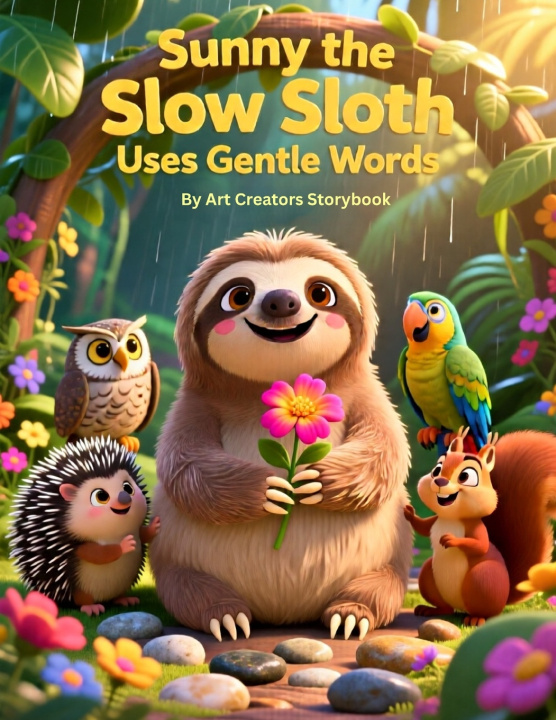 Libro Sunny the Slow Sloth Uses Gentle Words Art Creators