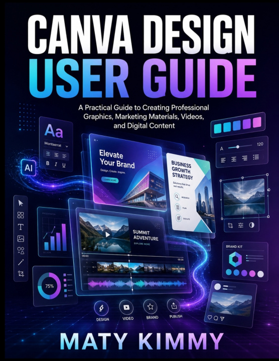 Knjiga Canva Design User Guide MATY KIMMY