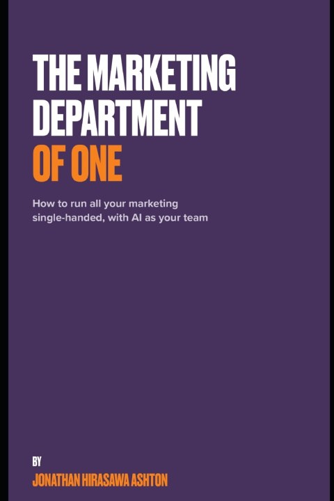 Carte The Marketing Department of One Jonathan Hirasawa Ashton