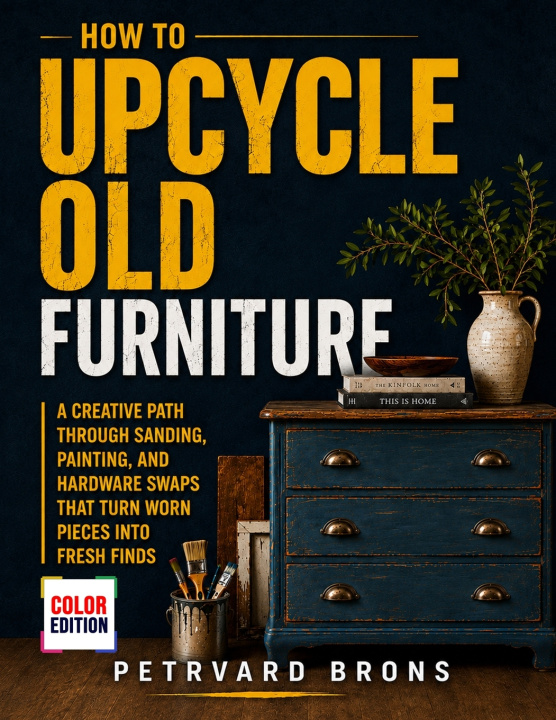 Kniha How To Upcycle Old Furniture Petrvard Brons