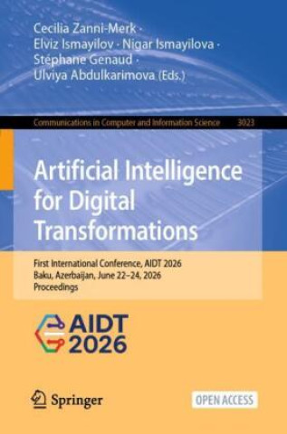 Boek Artificial Intelligence for Digital Transformations Cecilia Zanni-Merk