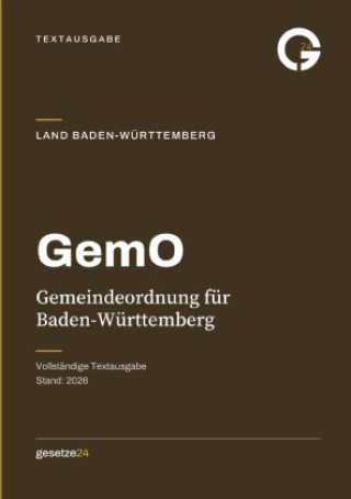 Libro GemO - GemO Gesetze24 Deutschland