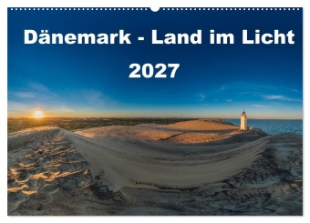 Kalender/agenda Dänemark - Land im Licht (Wandkalender 2027 DIN A2 quer), CALVENDO Monatskalender Calvendo