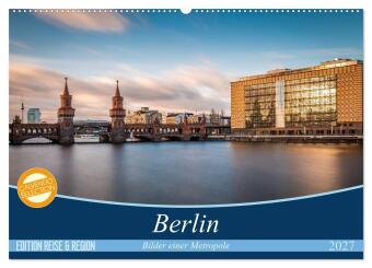 Naptár/Határidőnapló Berlin - Bilder einer Metropole (Wandkalender 2027 DIN A2 quer), CALVENDO Monatskalender Calvendo