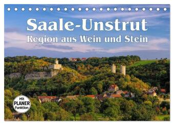 Kalendár/Diár Saale-Unstrut - Region aus Wein und Stein (Tischkalender 2027 DIN A5 quer), CALVENDO Monatskalender Calvendo