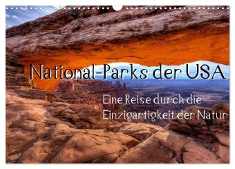 Kalendár/Diár National-Parks der USA (Wandkalender 2027 DIN A3 quer), CALVENDO Monatskalender Calvendo