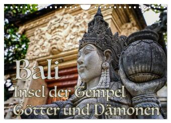 Kalendár/Diár Bali - Insel der Tempel, Götter und Dämonen (Wandkalender 2027 DIN A4 quer), CALVENDO Monatskalender Calvendo
