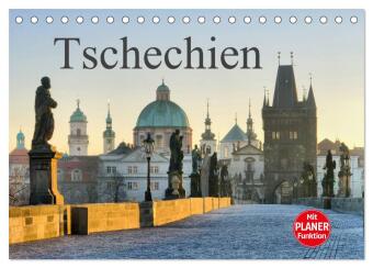 Kalender/agenda Tschechien (Tischkalender 2027 DIN A5 quer), CALVENDO Monatskalender Calvendo