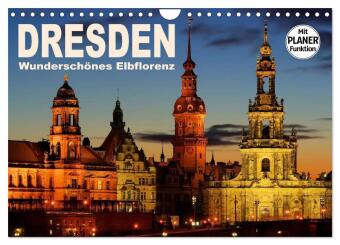Kalender/Terminbuch Dresden - Wunderschönes Elbflorenz (Wandkalender 2027 DIN A4 quer), CALVENDO Monatskalender Calvendo