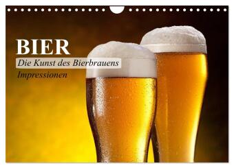 Kalender/Terminbuch Bier. Die Kunst des Bierbrauens. Impressionen (Wandkalender 2027 DIN A4 quer), CALVENDO Monatskalender Calvendo