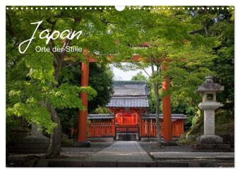 Naptár/Határidőnapló Japan - Orte der Stille (Wandkalender 2027 DIN A3 quer), CALVENDO Monatskalender Calvendo