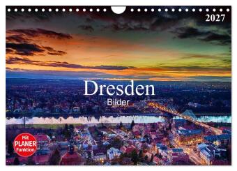 Naptár/Határidőnapló Dresden Bilder 2027 (Wandkalender 2027 DIN A4 quer), CALVENDO Monatskalender Calvendo