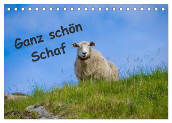 Kalender/Terminbuch Ganz schön Schaf (Tischkalender 2027 DIN A5 quer), CALVENDO Monatskalender Calvendo