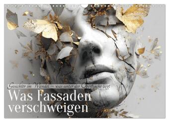 Kalendář/Diář Was Fassaden verschweigen (Wandkalender 2027 DIN A3 quer), CALVENDO Monatskalender Calvendo