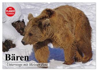 Kalender/Terminbuch Bären. Unterwegs mit Meister Petz (Wandkalender 2027 DIN A2 quer), CALVENDO Monatskalender Calvendo