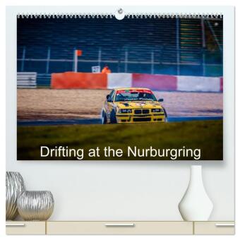 Kalendář/Diář Drifting at the Nurburgring (High Quality Premium Wall Calendar 2027 DIN A2 landscape),CALVENDO 12 Month Wall Calendar Calvendo