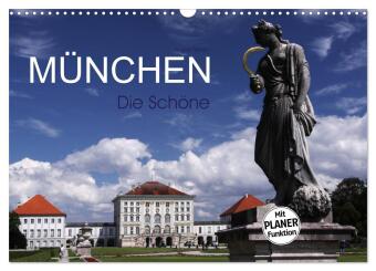 Kalender/Terminbuch München - Die Schöne (Wandkalender 2027 DIN A3 quer), CALVENDO Monatskalender Calvendo